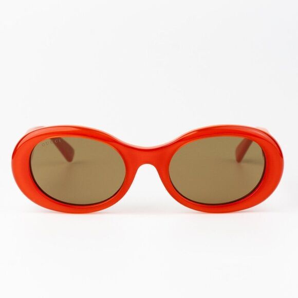 NEW Gucci GG1587S 003 Orange Brown Women Oval Sunglasses GG 1587S main image 7